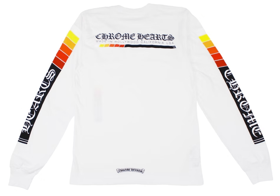 Chrome Hearts Boost Long Sleeve Tee Shirt White