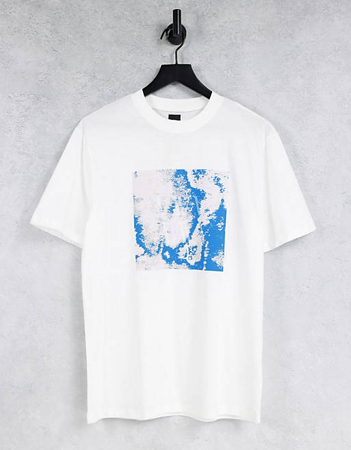 T-Shirt Cloudy blanc
