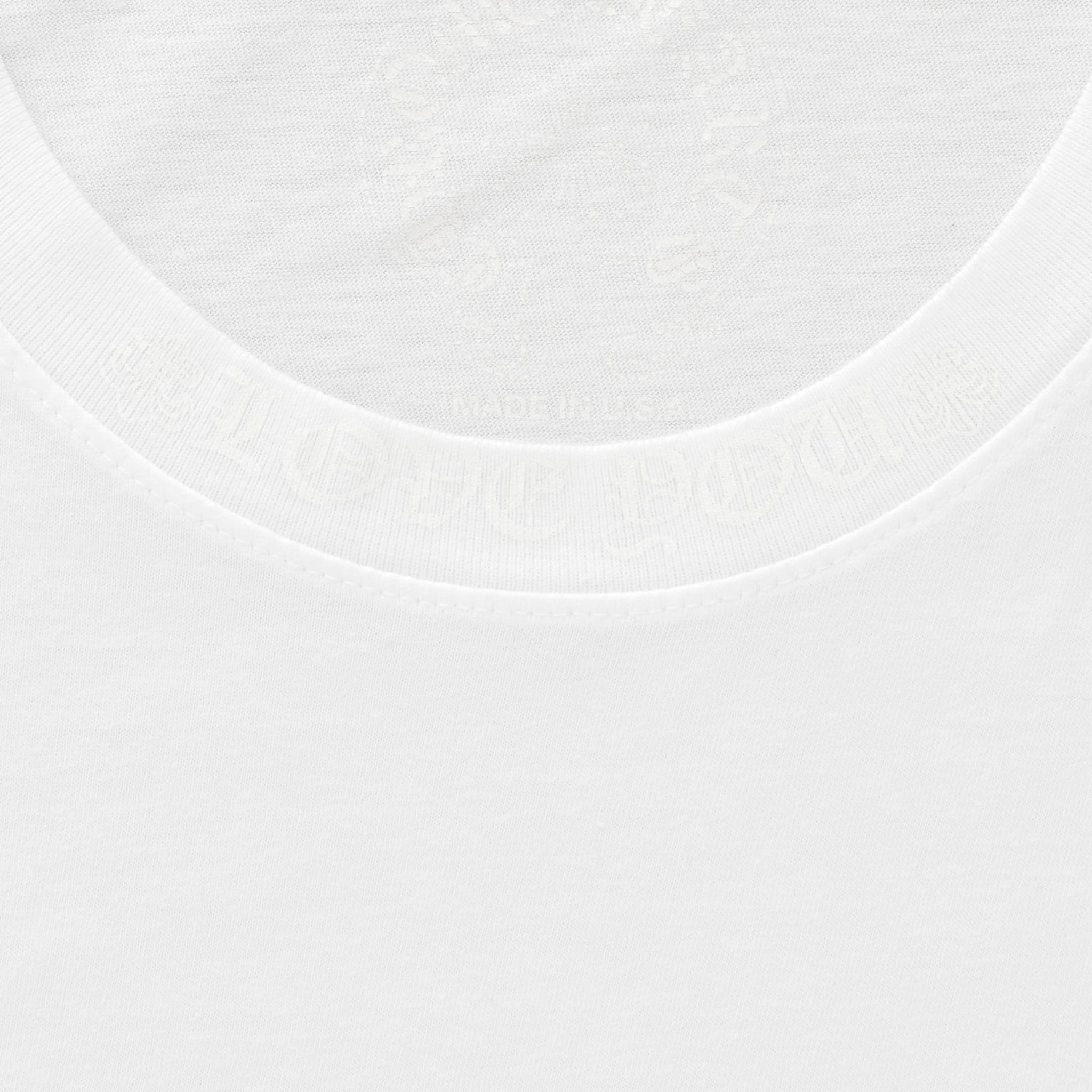 Chrome Hearts Cannes Love You Neck Logo Short Sleeve Tee Shirt White Pre-Owned