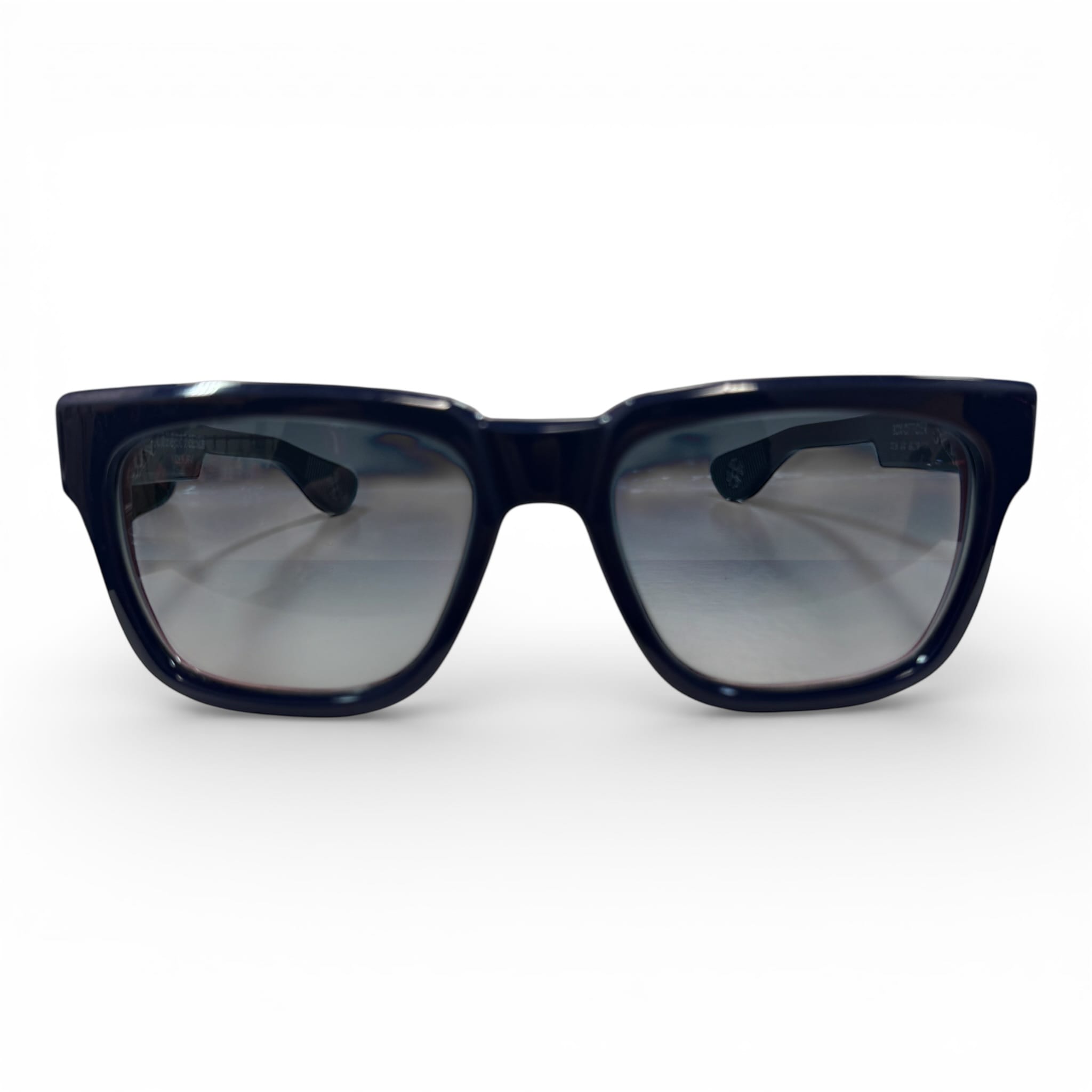 Chrome Hearts Box Officer Sunglasses Blue Red White Silver Pre-Owned
