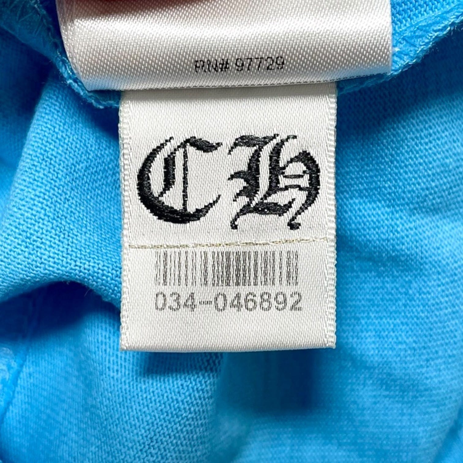 Chrome Hearts Brand New Matty Boy Short Sleeve Tee Shirt Blue