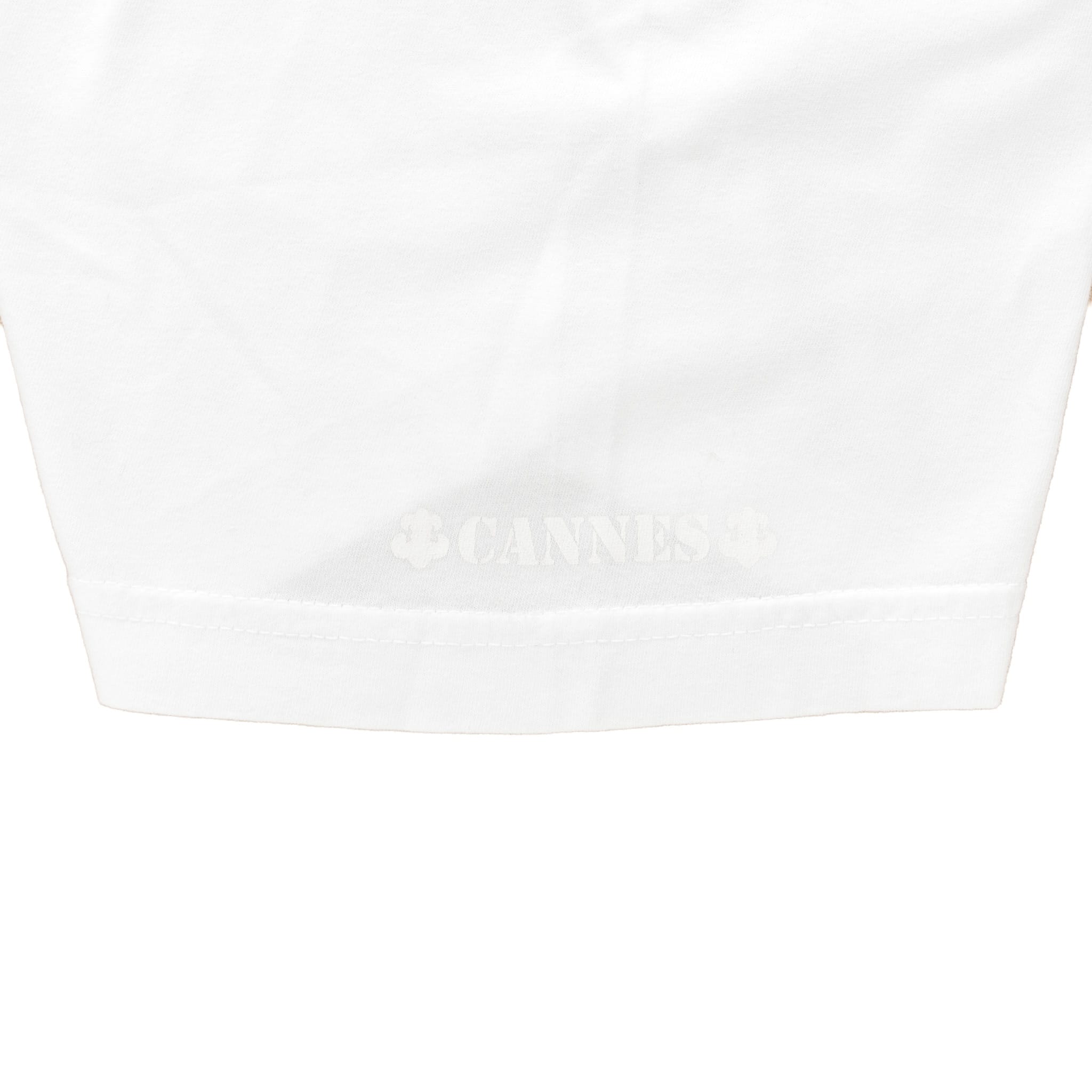 Chrome Hearts Cannes Love You Neck Logo Short Sleeve Tee Shirt White Pre-Owned